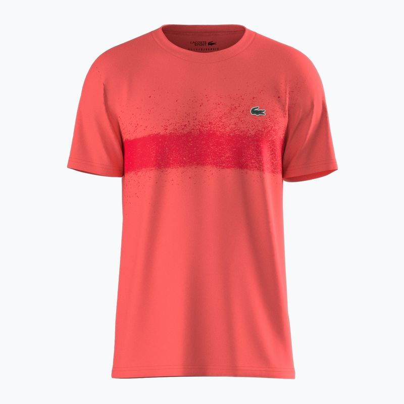 Tennis-Shirt Herren Lacoste TH8986 mango tree red/grenadine