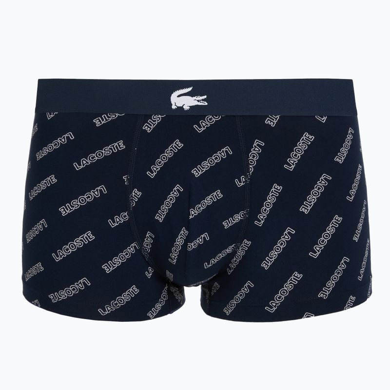 Boxershorts Herren Lacoste 5H1288 3-pak navy blue/white/silver ch 6