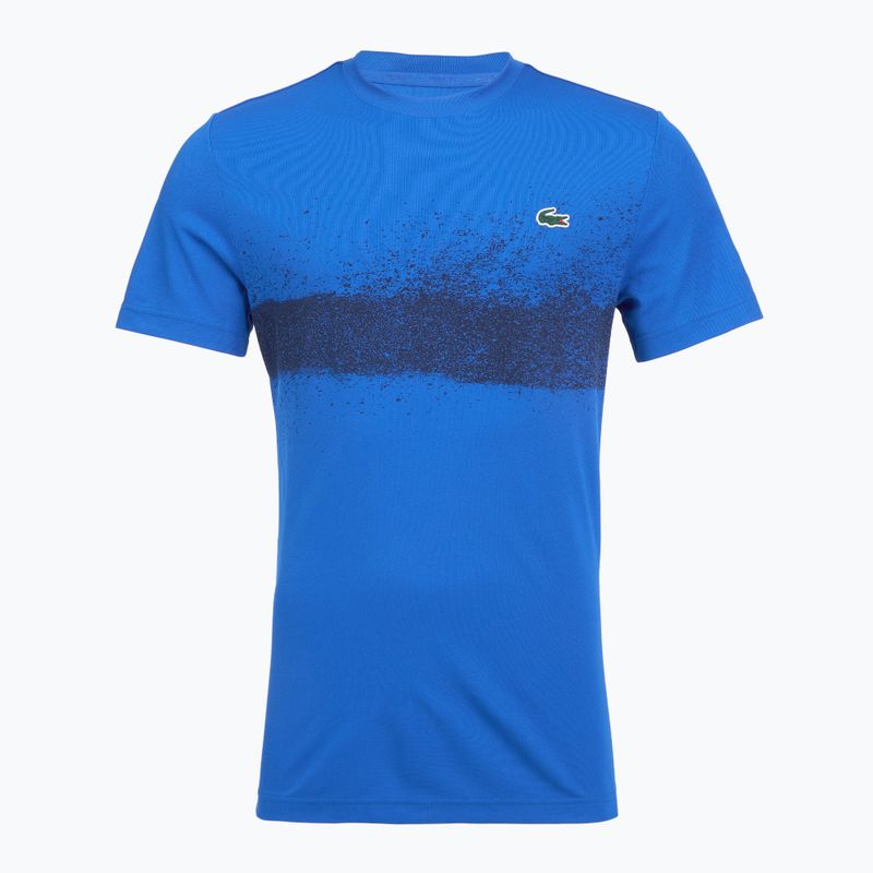 Tennis-Shirt Herren Lacoste TH8986 gipsy blue/navy blue