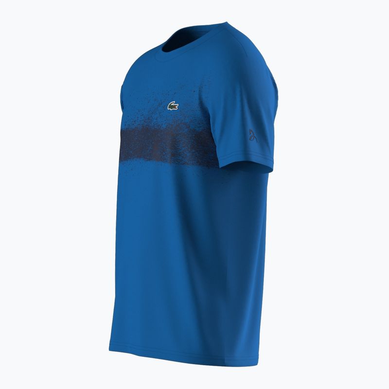 Tennis-Shirt Herren Lacoste TH8986 gipsy blue/navy blue 2