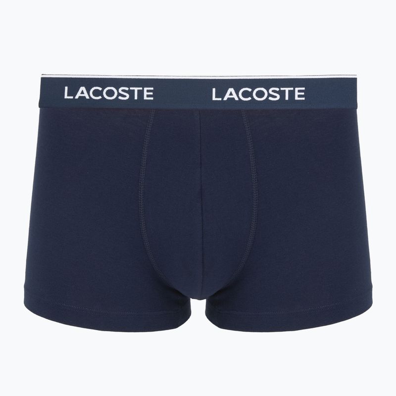 Herrenboxershorts Lacoste 5H12997 3er-Pack navy blue/green/red/navy blue 3