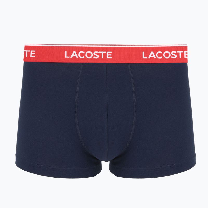 Herrenboxershorts Lacoste 5H12997 3er-Pack navy blue/green/red/navy blue 4