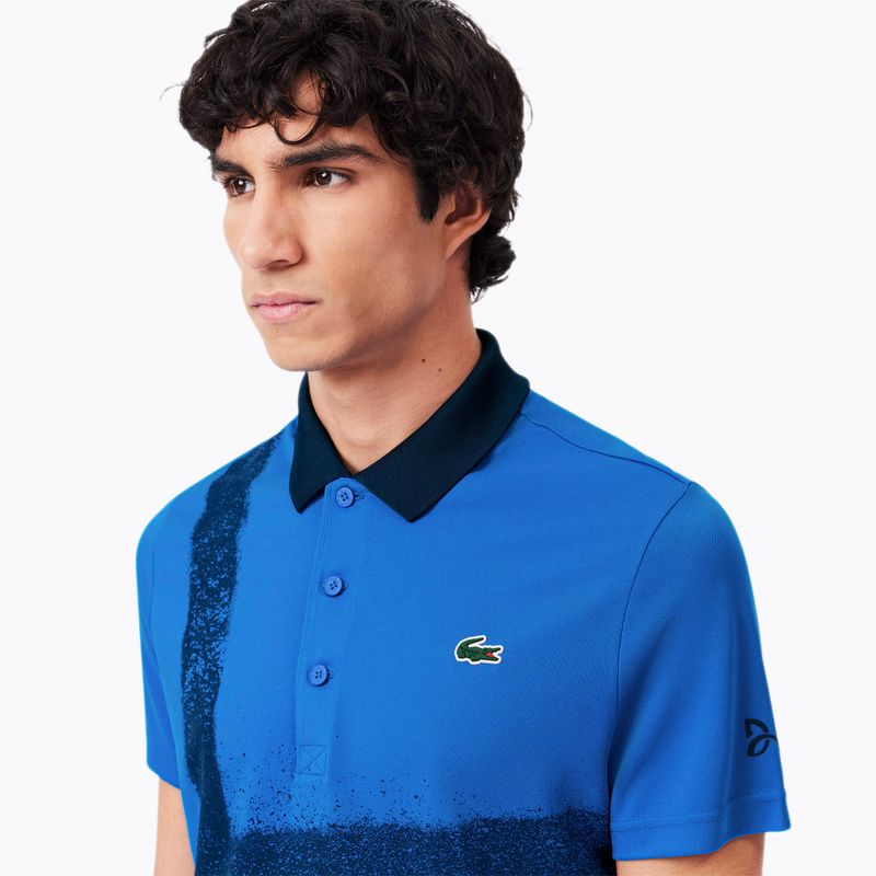 Tennis-Shirt Herren Lacoste Polo DH8971 gipsy blue 3
