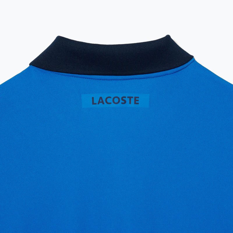 Tennis-Shirt Herren Lacoste Polo DH8971 gipsy blue 6