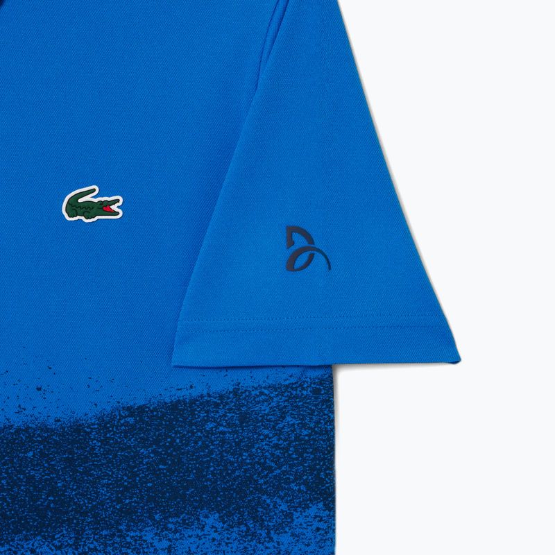Tennis-Shirt Herren Lacoste Polo DH8971 gipsy blue 7
