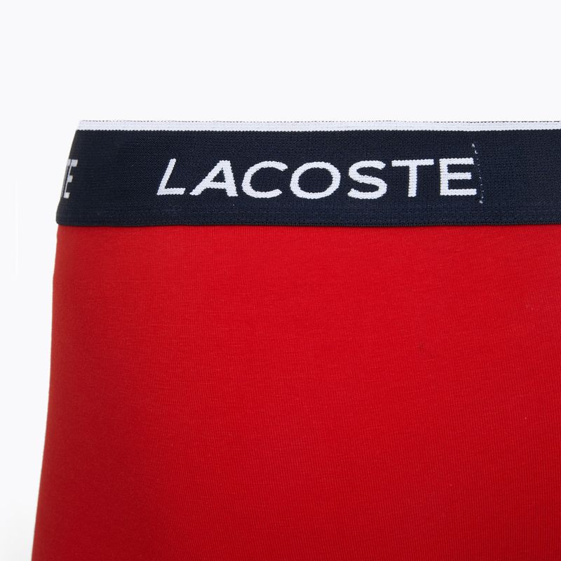 Herrenboxershorts Lacoste 5H1300 3er-Pack navy blue/red/methylene 6