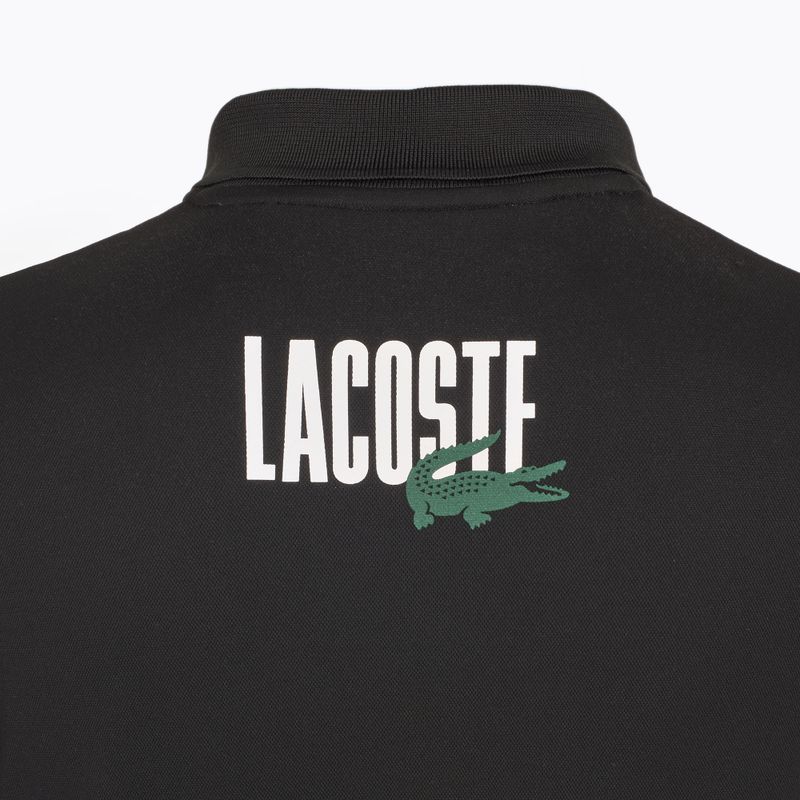 Tennis Poloshirt Herren Lacoste Polo DH8963 white/malva black 3