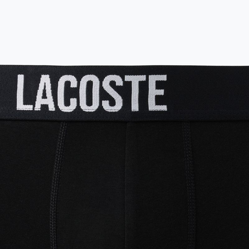 Herrenboxershorts Lacoste 5H2393 3 pack black/red/white 2