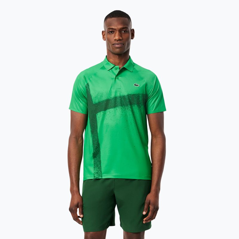 Tennis Shorts Herren Lacoste GH7413 green/calathea 2