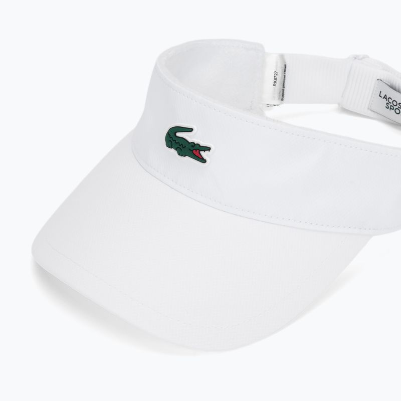 Herren-Tennisvisier Lacoste RK8727 white 3