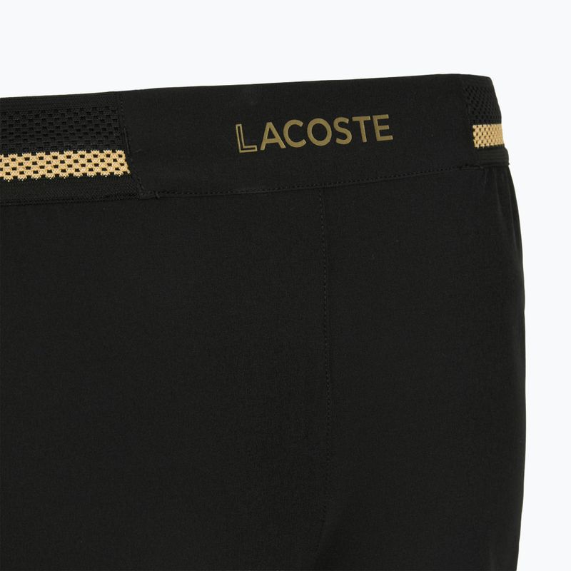 Lacoste Herren Tennisshorts GH7413 schwarz/gold 4