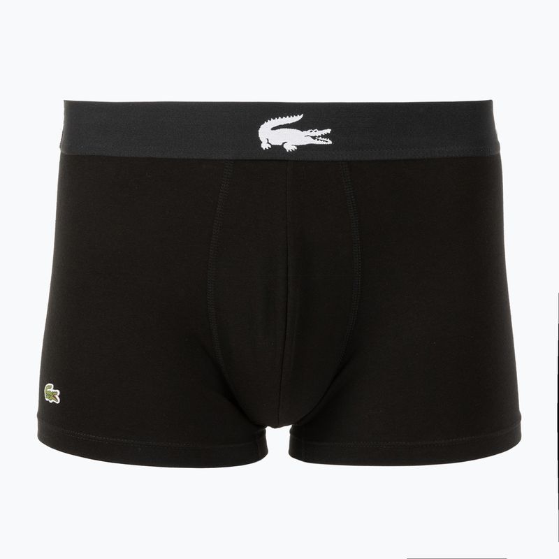 Lacoste Herren-Boxershorts 5H1291 3 Paar black/white/black/black 2