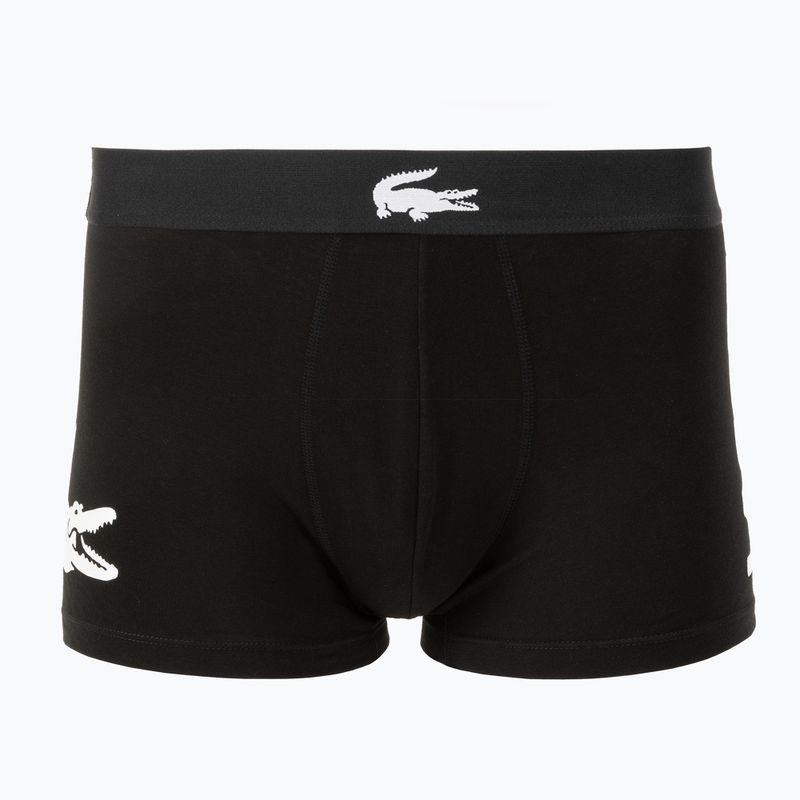 Lacoste Herren-Boxershorts 5H1291 3 Paar black/white/black/black 3