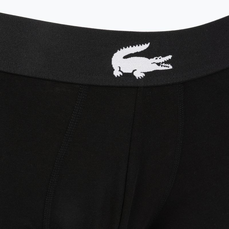 Lacoste Herren-Boxershorts 5H1291 3 Paar black/white/black/black 5