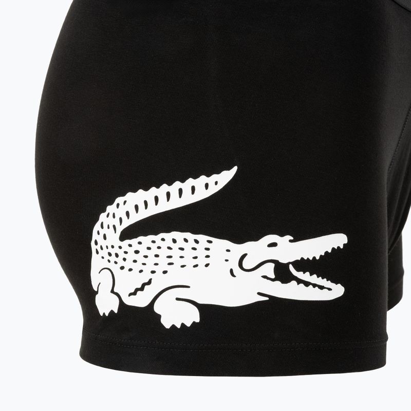 Lacoste Herren-Boxershorts 5H1291 3 Paar black/white/black/black 7