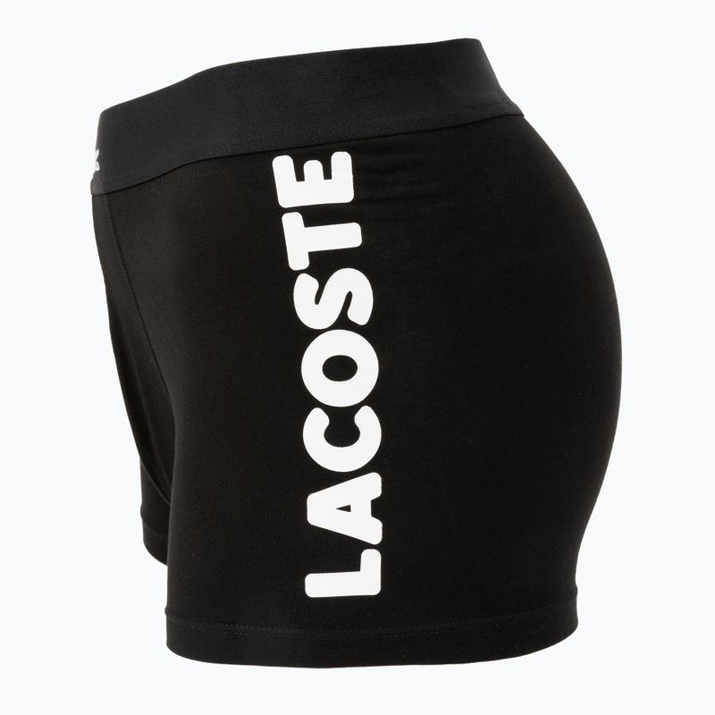 Lacoste Herren-Boxershorts 5H1291 3 Paar black/white/black/black 8