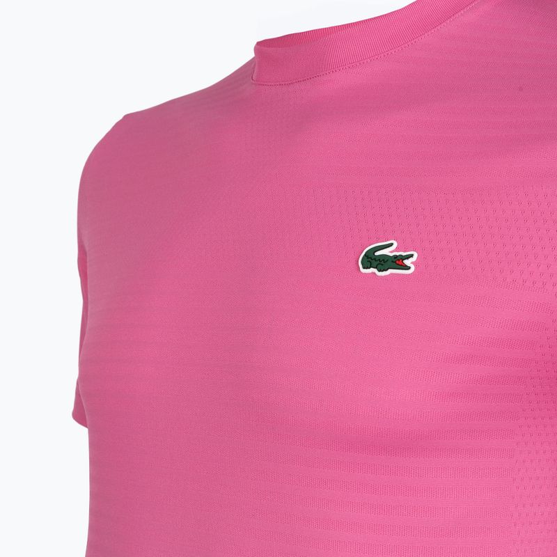 Herren Tennisshirt Lacoste TH0004 fuchsia pink 3