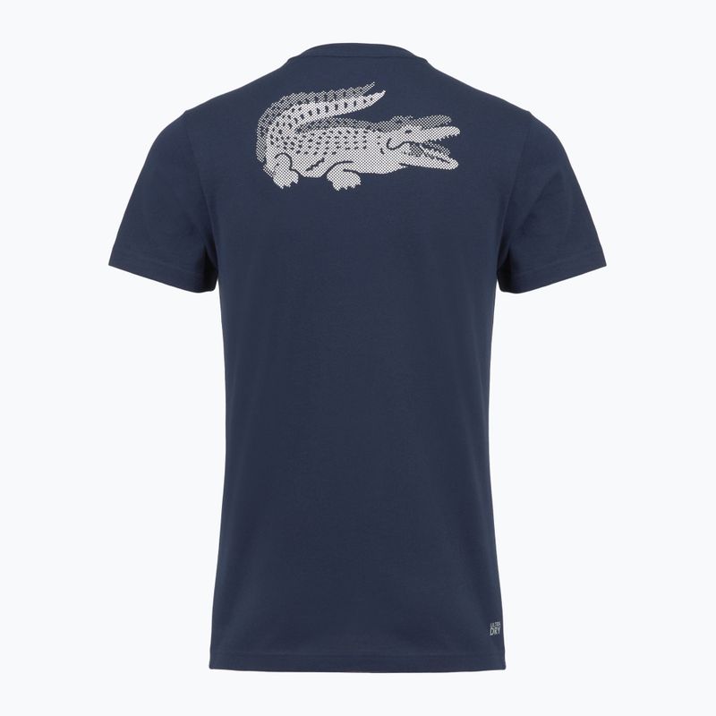 Herren-Tennisshirt Lacoste TH0003 navy blue/white 2
