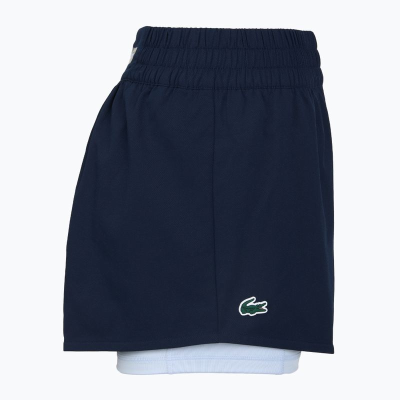 Damen Tennisshorts Lacoste GF9972 navy blue/phoenix blue 3