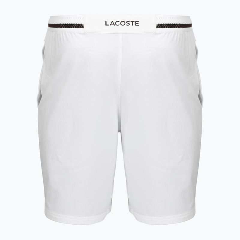 Herren Tennis-Shorts Lacoste X Novak Djokovic GH7413 white/buffalo 2