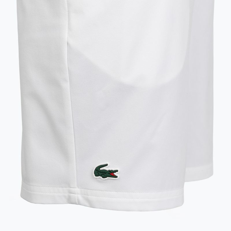 Herren Tennis-Shorts Lacoste X Novak Djokovic GH7413 white/buffalo 3