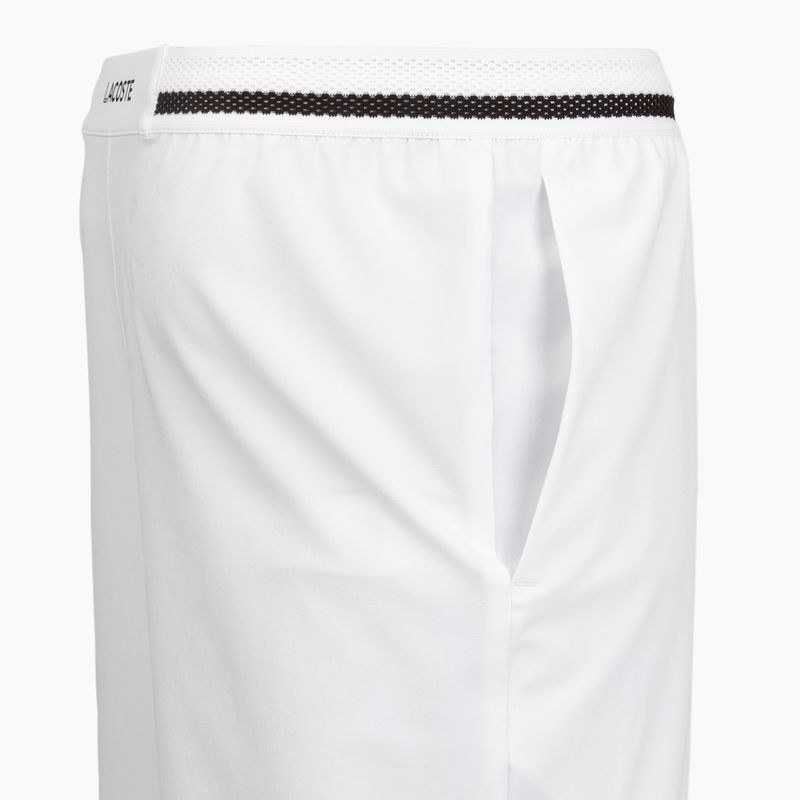Herren Tennis-Shorts Lacoste X Novak Djokovic GH7413 white/buffalo 5