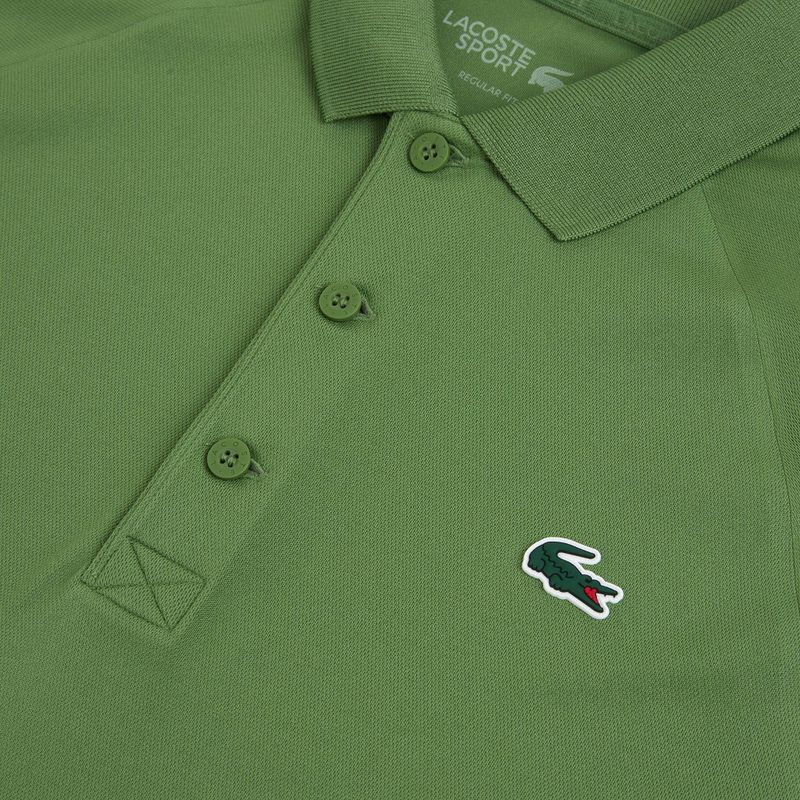 Herren Tennis-Poloshirt Lacoste Polo DH3201 lambʼs lettuce 3