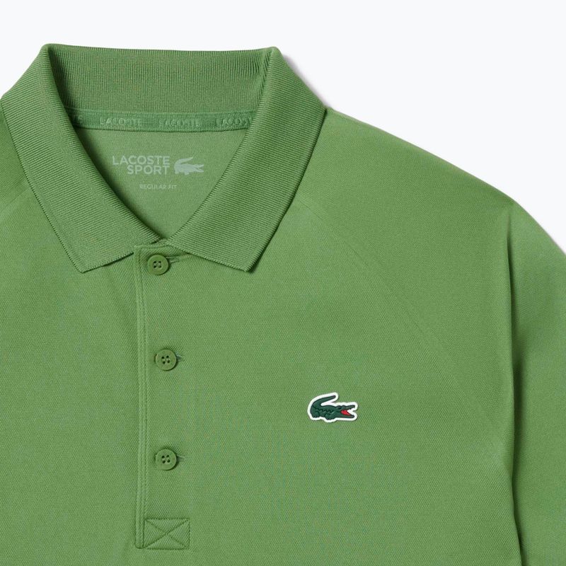 Herren Tennis-Poloshirt Lacoste Polo DH3201 lambʼs lettuce 2