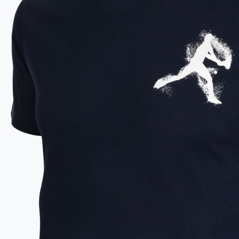 Herren T-Shirt + Cap Lacoste TH1044 navy blue/white 3