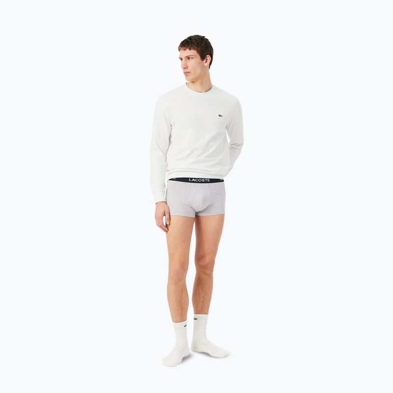 Herrenboxershorts Lacoste 5H1300 3 pack silver chine/flagstone/black 2