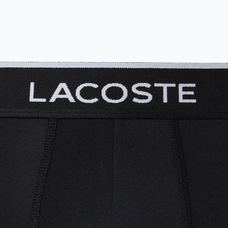 Herrenboxershorts Lacoste 5H3202 Microfibra Negro 3 pack black 2