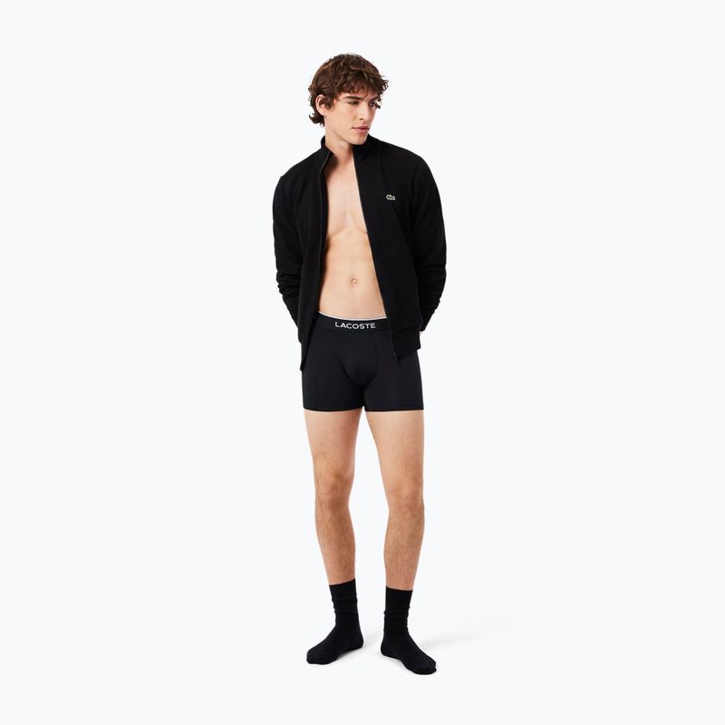 Herrenboxershorts Lacoste 5H3202 Microfibra Negro 3 pack black 4