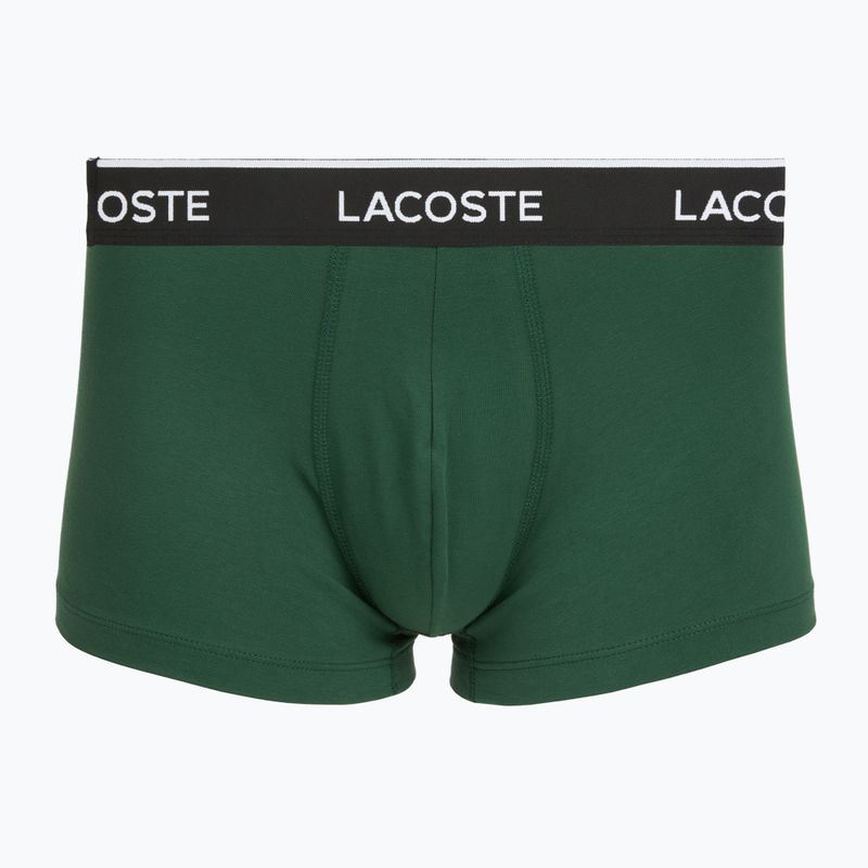 Herrenboxershorts Lacoste 5H1300 3 pack black/green 2