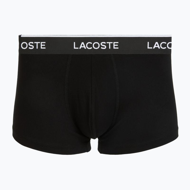 Herrenboxershorts Lacoste 5H1300 3 pack black/green 3