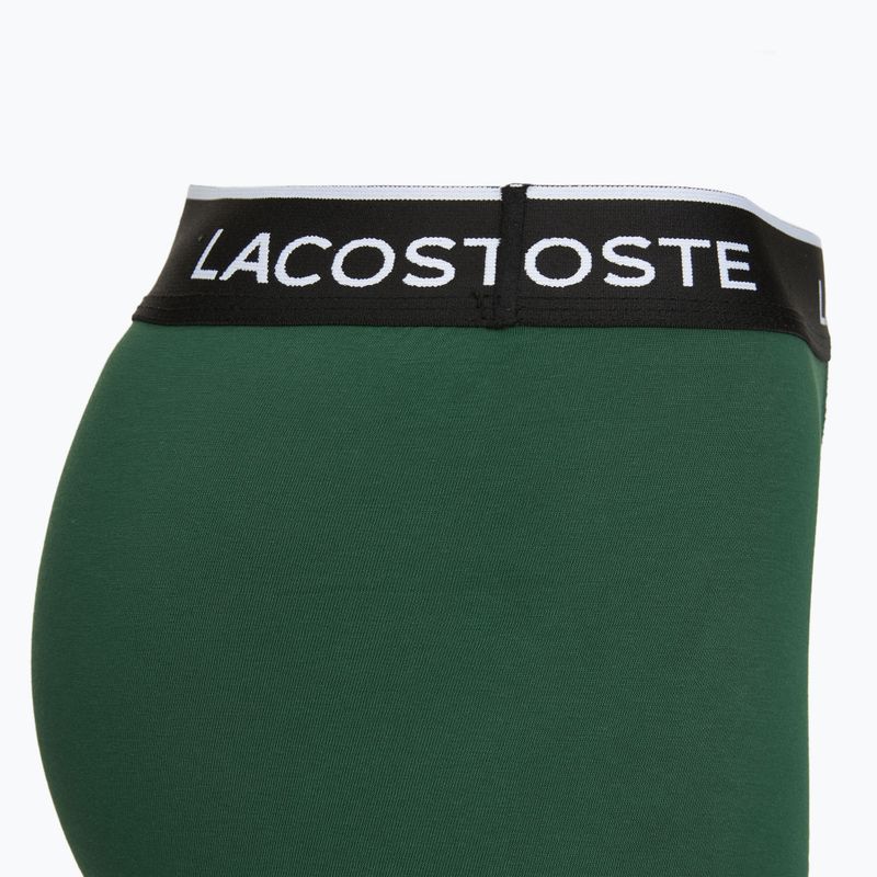 Herrenboxershorts Lacoste 5H1300 3 pack black/green 5