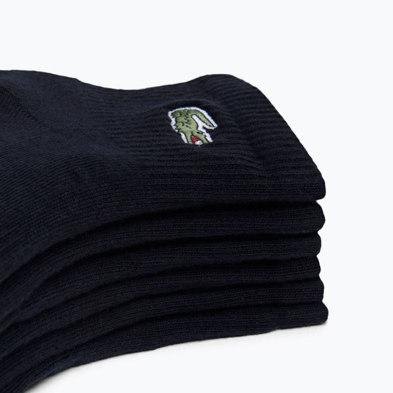 Socken Lacoste RA9182 Ankle 3-pak black 3