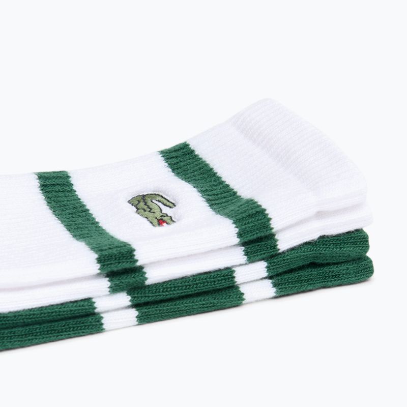 Socken Lacoste RA9189 Ankle 3-pak green/white 2
