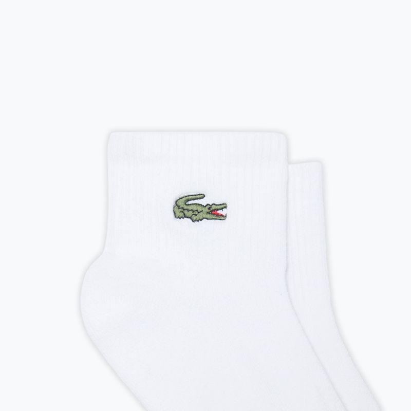 Socken Lacoste RA9182 Ankle 3-pak white 2