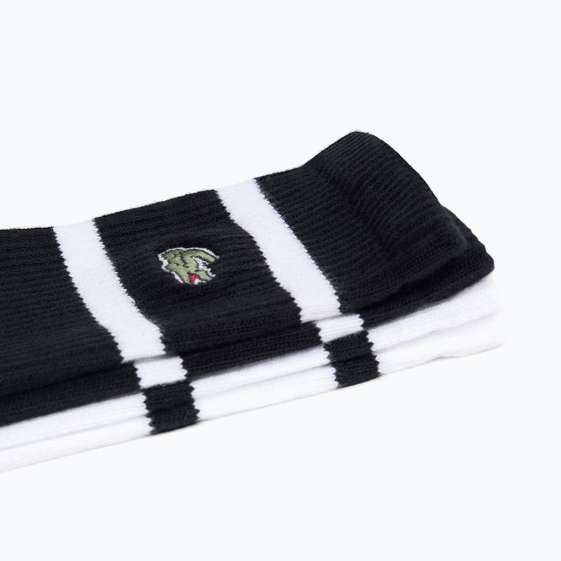 Socken Lacoste RA9189 Ankle 3-pak black/white 2