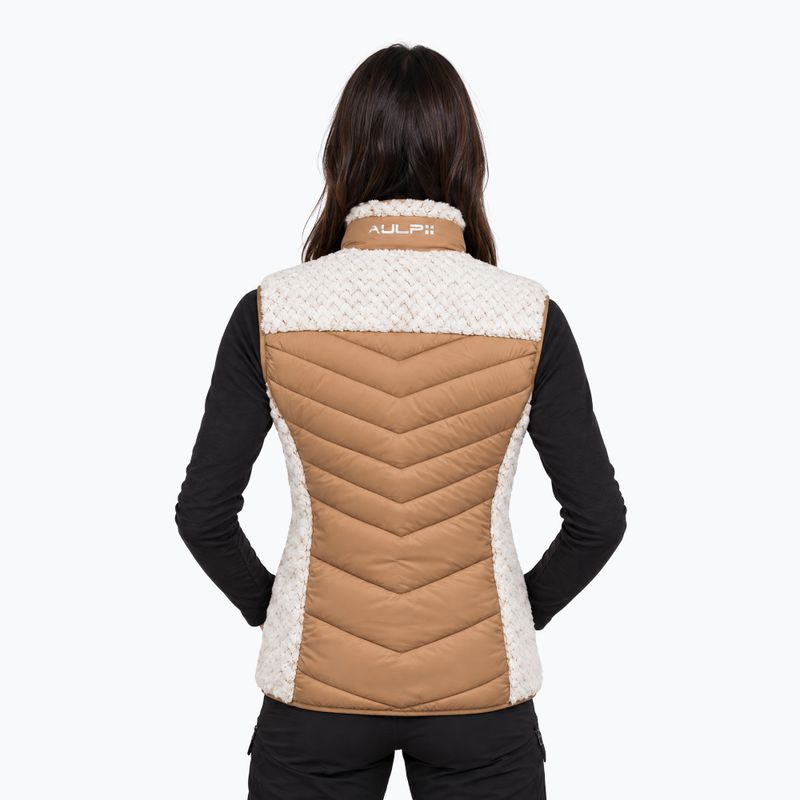 Damenweste Aulp Corda Hybrid taupe 1 2