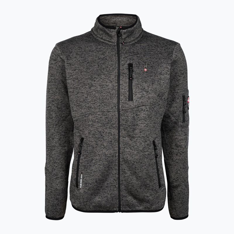 Fleecejacke für Herren Aulp Navoy Melanged Knit anthracite 1 3