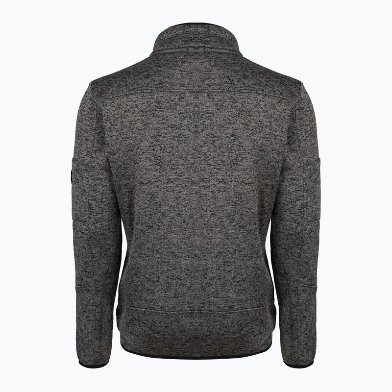 Fleecejacke für Herren Aulp Navoy Melanged Knit anthracite 1 4