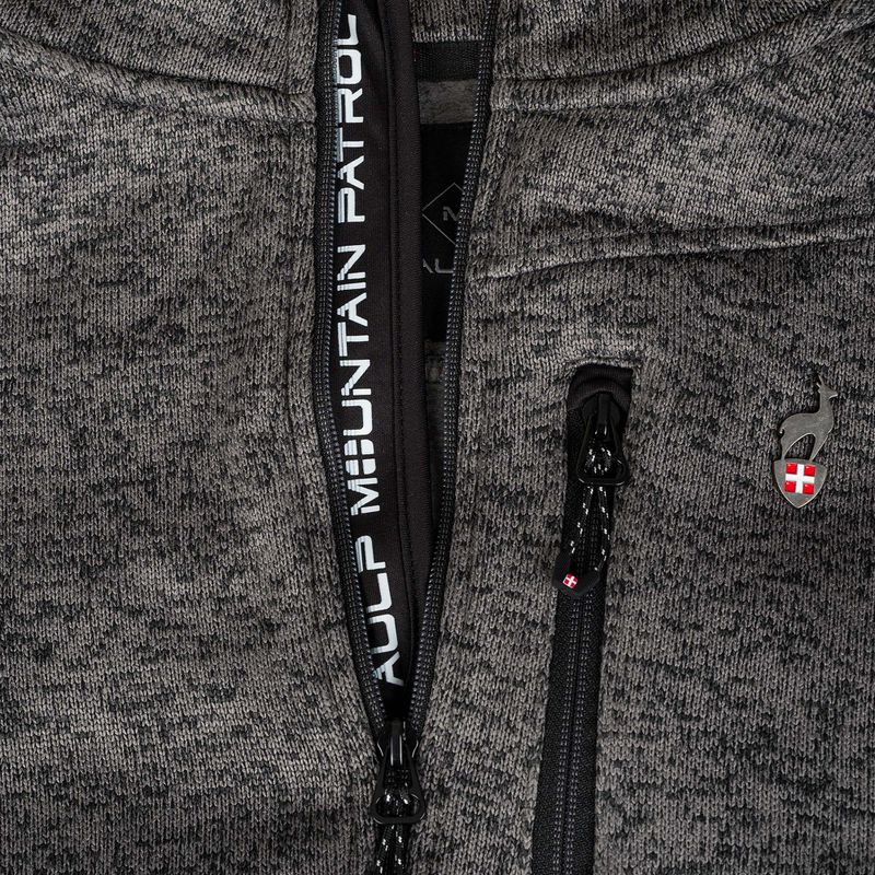 Fleecejacke für Herren Aulp Navoy Melanged Knit anthracite 1 5