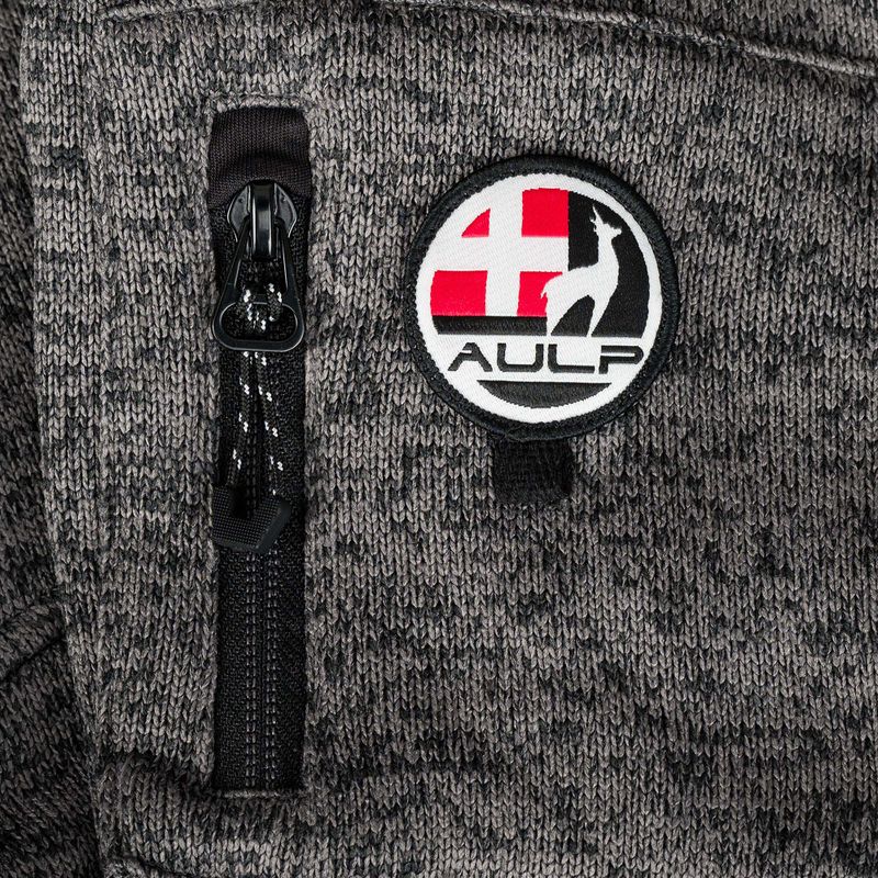 Fleecejacke für Herren Aulp Navoy Melanged Knit anthracite 1 7