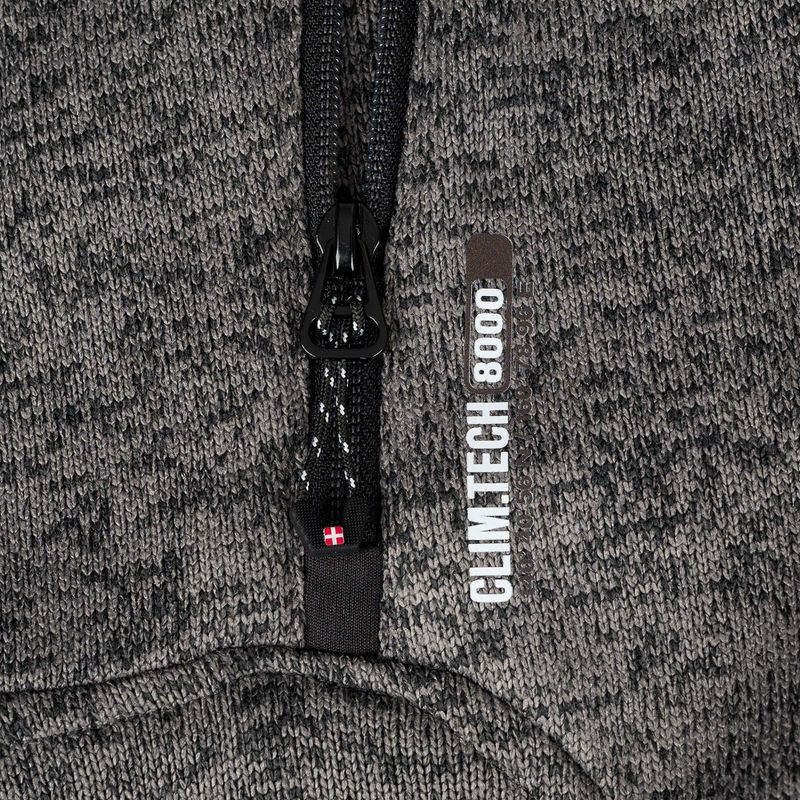 Fleecejacke für Herren Aulp Navoy Melanged Knit anthracite 1 8