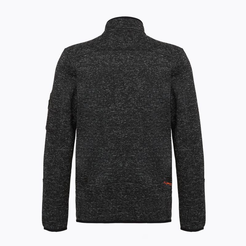 Fleecejacke für Herren Aulp Navoy Melanged Knit black 1 2