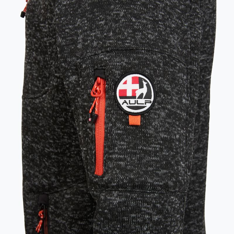 Fleecejacke für Herren Aulp Navoy Melanged Knit black 1 3