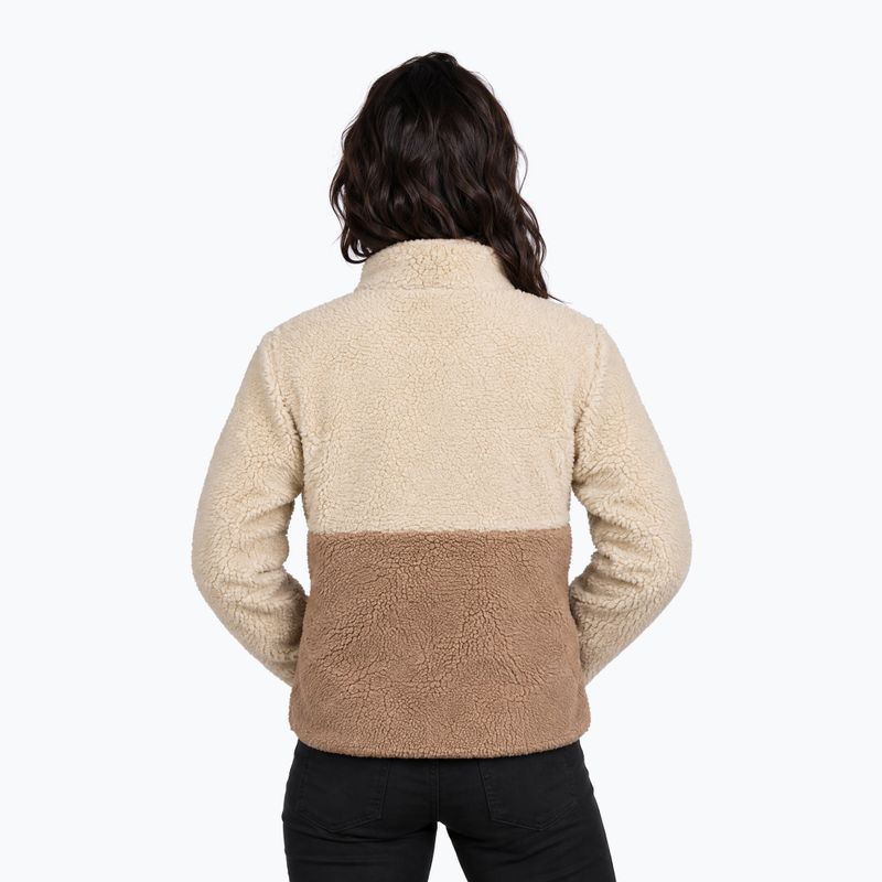 Fleecejacke für Damen Aulp Vista Sherpa taupe 1 2