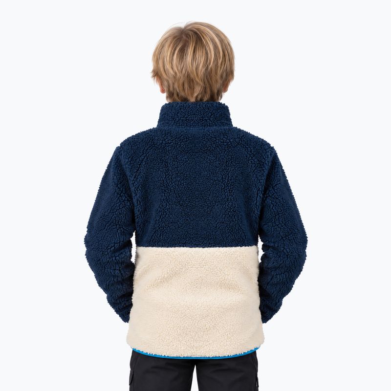 Kinder Fleecejacke Aulp Tiger Sherpa blue 1 2