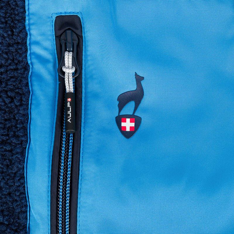 Kinder Fleecejacke Aulp Tiger Sherpa blue 1 6